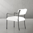 Load image into Gallery viewer, Thaddeus Retro Copper Iron Frame Dining Chair

