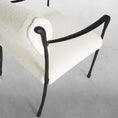 Load image into Gallery viewer, Thaddeus Retro Copper Iron Frame Dining Chair

