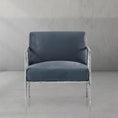 Load image into Gallery viewer, Thaddeus Retro Silver Iron Frame Track Armchair
