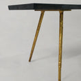 Load image into Gallery viewer, Thaddeus Retro Copper Frame Solid Wood Dining Bench
