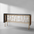 Load image into Gallery viewer, Thaddeus Metal Frame Rattan Console Table
