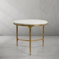 Load image into Gallery viewer, Thaddeus Marble Round Side Table
