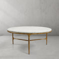 Load image into Gallery viewer, Thaddeus Marble Round Coffee Table
