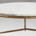 Load image into Gallery viewer, Thaddeus Marble Round Coffee Table
