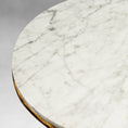 Load image into Gallery viewer, Thaddeus Marble Round Side Table
