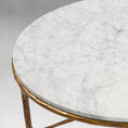 Load image into Gallery viewer, Thaddeus Marble Round Coffee Table
