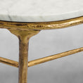 Load image into Gallery viewer, Thaddeus Marble Round Side Table
