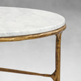 Load image into Gallery viewer, Thaddeus Marble Round Coffee Table

