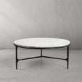 Load image into Gallery viewer, Thaddeus Marble Round Coffee Table
