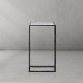 Load image into Gallery viewer, Thaddeus Tempered Glass C-Shaped Side Table
