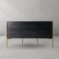 Load image into Gallery viewer, Tadeus Metal Frame Rattan Side Cabinet
