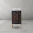 Load image into Gallery viewer, Tadeus Metal Frame Rattan Side Cabinet

