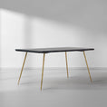 Load image into Gallery viewer, Thaddeus Vintage Style Metal Frame Dining Table
