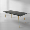 Load image into Gallery viewer, Thaddeus Vintage Style Metal Frame Dining Table
