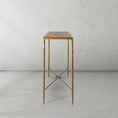 Load image into Gallery viewer, Thaddeus Metal Frame Elm Wood Console Table
