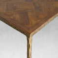 Load image into Gallery viewer, Thaddeus Metal Frame Elm Wood Console Table
