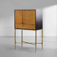 Load image into Gallery viewer, Thaddeus Metal Frame Rattan Side Cabinet
