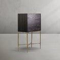 Load image into Gallery viewer, Thaddeus Metal Frame Rattan Side Cabinet
