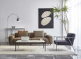 Load image into Gallery viewer, Thaddeus Retro Silver Iron Frame Track Armchair
