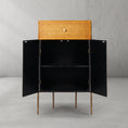 Load image into Gallery viewer, Tadeus Metal Frame Rattan Side Cabinet
