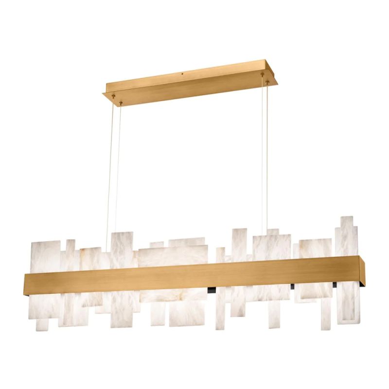 Acro 46in LED Linear Alabaster Chandelier