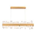 Load image into Gallery viewer, Acro 46in LED Linear Alabaster Chandelier
