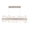 Load image into Gallery viewer, Acro 46in LED Linear Alabaster Chandelier
