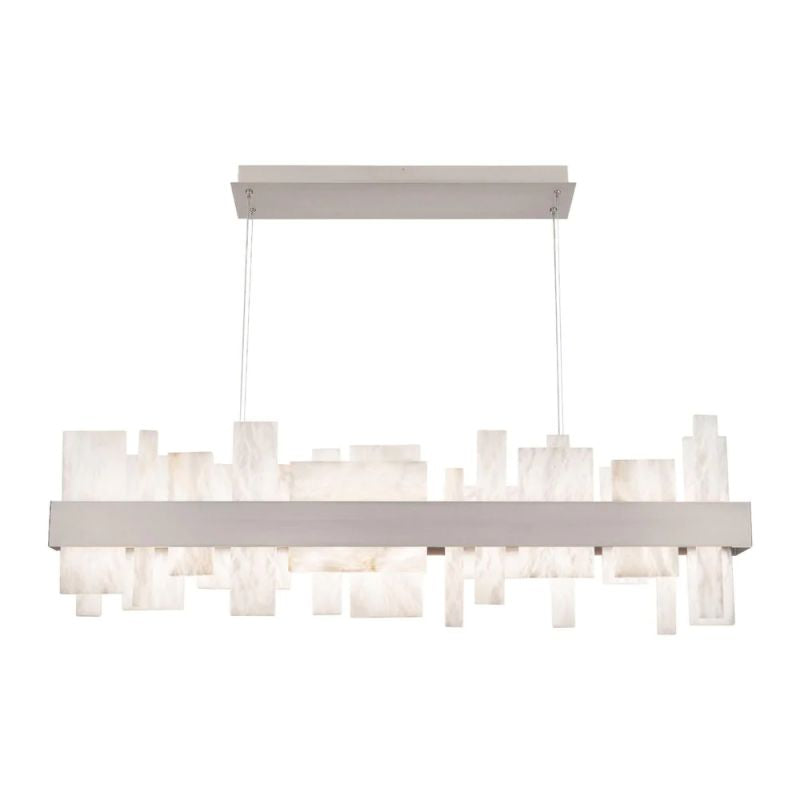Acro 46in LED Linear Alabaster Chandelier