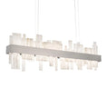 Load image into Gallery viewer, Acro 46in LED Linear Alabaster Chandelier
