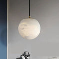Load image into Gallery viewer, Alabaster Ball Pendant Light
