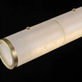 Load image into Gallery viewer, Alabaster Cylindrical Chandelier
