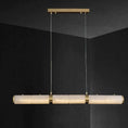 Load image into Gallery viewer, Alabaster Cylindrical Chandelier
