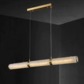 Load image into Gallery viewer, Alabaster Cylindrical Chandelier
