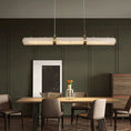 Load image into Gallery viewer, Alabaster Cylindrical Chandelier
