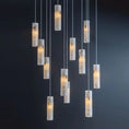 Load image into Gallery viewer, Alabaster Deco 12-Light Cluster Chandelier
