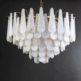 Load image into Gallery viewer, Alabaster Feathery Chandelier
