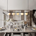 Gallery viewerに画像を読み込む, Alabaster Global Linear Chandelier
