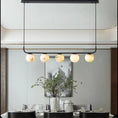 Gallery viewerに画像を読み込む, Alabaster Global Linear Chandelier
