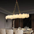 Load image into Gallery viewer, Alabaster Linear Chandelier (Chain)
