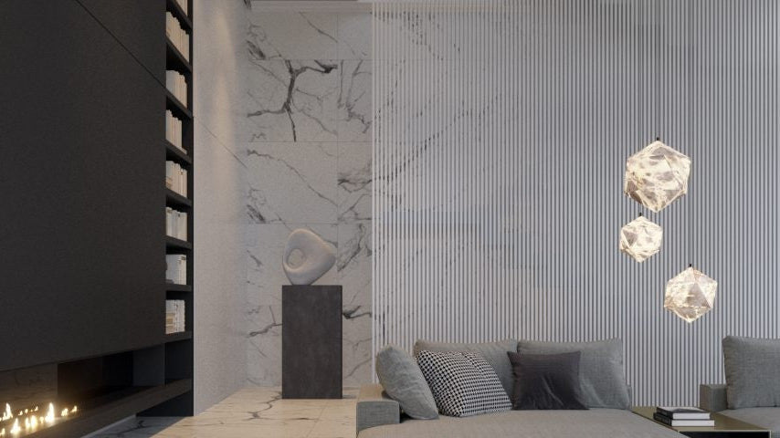 Alabaster Mete Chandelier