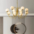 Load image into Gallery viewer, Alabaster Radial Chandelier
