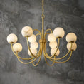 Load image into Gallery viewer, Alabaster Radial Chandelier
