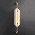 Load image into Gallery viewer, Alabaster Solvane Slim Oval Wall Sconce
