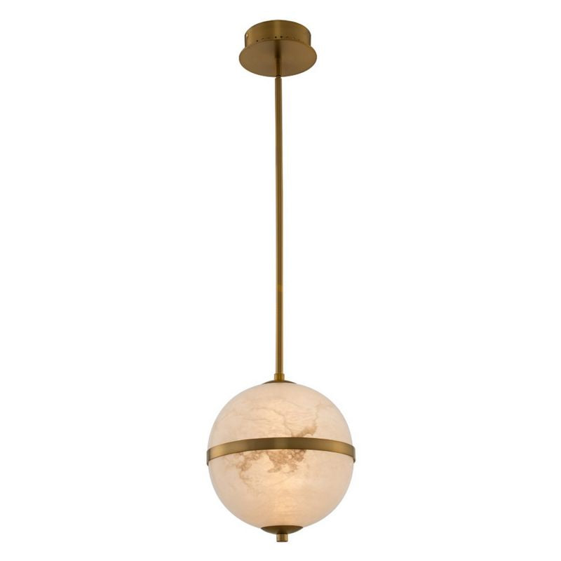 Alabaster Canter LED Mini Pendant