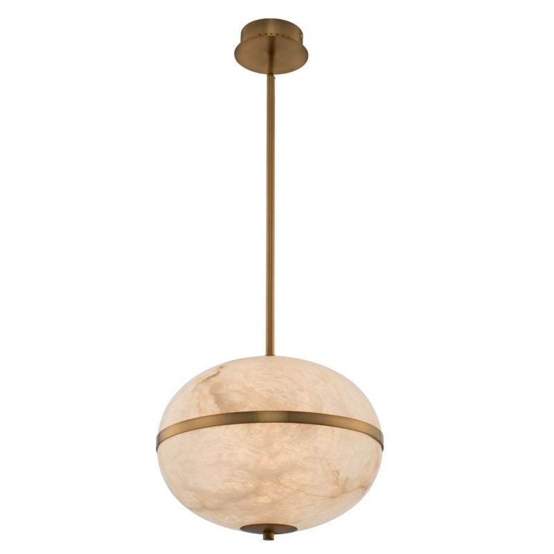 Alabaster Canter LED Mini Pendant