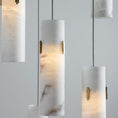 Load image into Gallery viewer, Alabaster Deco 12-Light Cluster Chandelier
