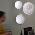 Load image into Gallery viewer, Alabaster Dome Art Wall Sconce
