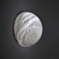 Load image into Gallery viewer, Alabaster Dome Art Wall Sconce

