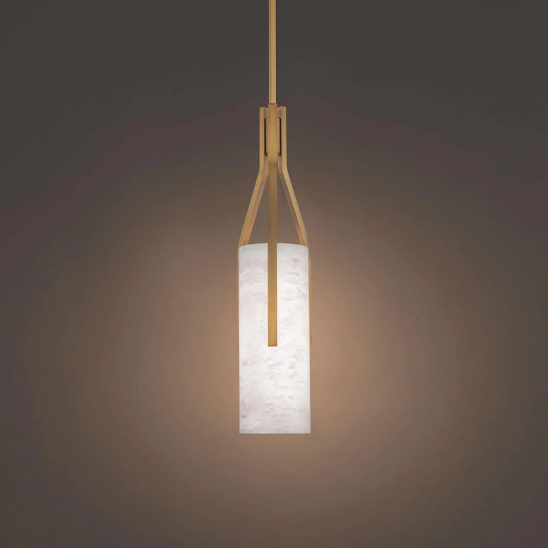 Alabaster Firen 22in LED Pendant