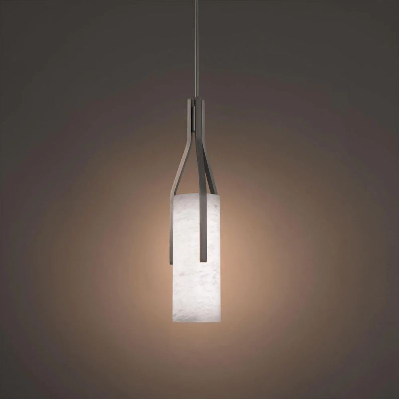 Alabaster Firen 22in LED Pendant